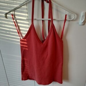 Banana Republic Red V-Neck Camisole